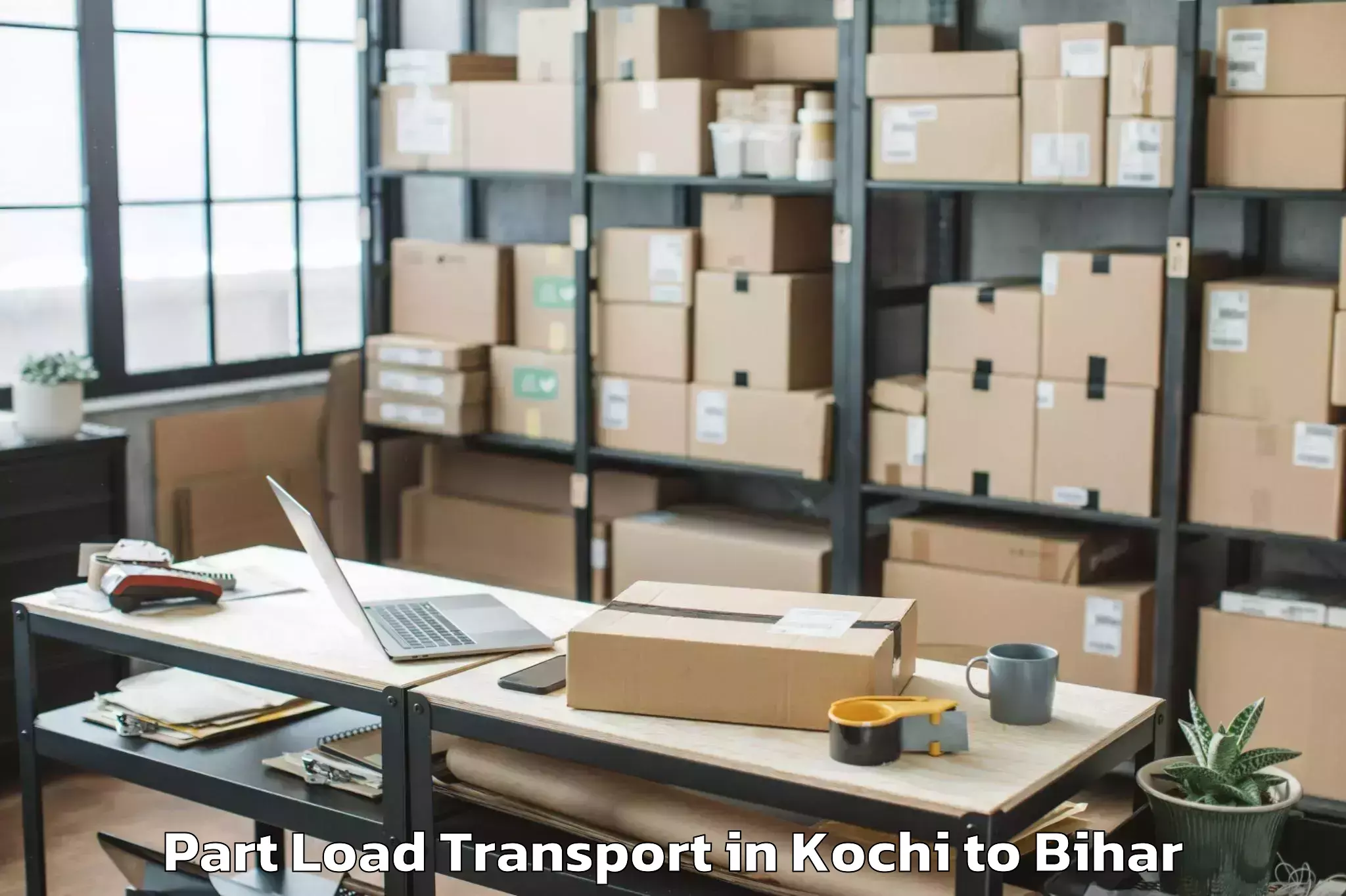 Book Kochi to Barhara Part Load Transport